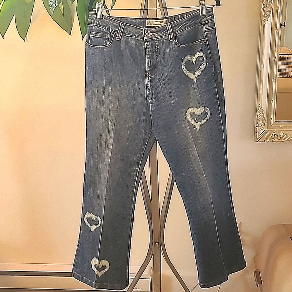 Jeans one of e king 10×30 regular perly bling bling décoration soo cute!